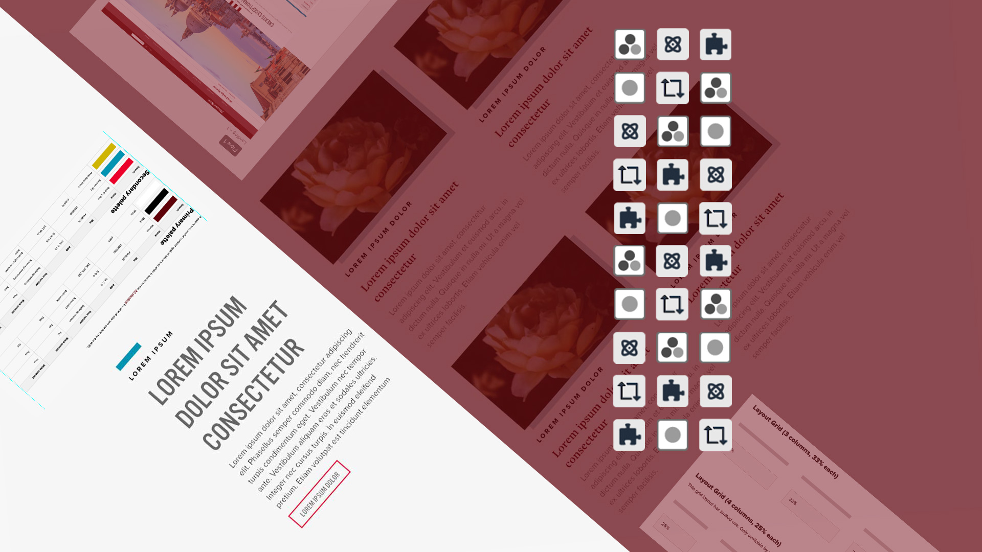 Missouri State Web Design System illustrated with components, patterns and branding elements